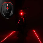 LED Bicycle Tail Lights with Double LASER side Safety lights