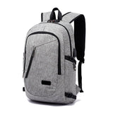 Waterproof Travel Backpack With USB Recharging Function