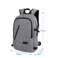 Waterproof Travel Backpack With USB Recharging Function