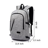 Waterproof Travel Backpack With USB Recharging Function