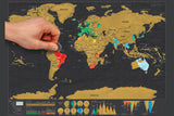 Mini Scratch Travel Map