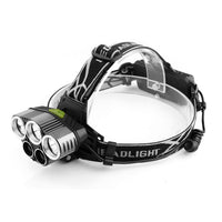 LED Rechargeable Head light flashlight with 6 Light Modes