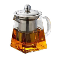 Stainless Steel Tea Infuser with Glass Teapot