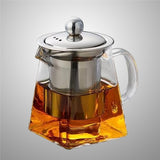 Stainless Steel Tea Infuser with Glass Teapot