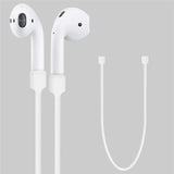 Silicone Strap for Apple iPhone X, iPhone 8 Plus, iPhone 8, iPhone 7 Plus and iPhone 7 AirPods and like products (White)