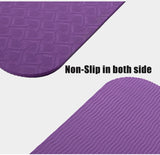 Non Slip Yoga Mat with Position Line