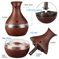 Electric Aroma Essential Oil Diffuser/Mini Ultrasonic Air Humidifier