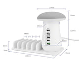 Multiple USB Charging Station with Night Light