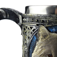 3D Wolf Coffee Cup Stainless Steel